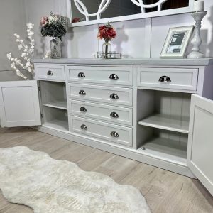 6ft classic sideboard ammonite grey wash 3