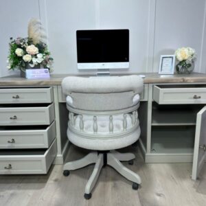 7ft Shaker Desk with Captains Distressed 7